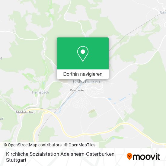 Kirchliche Sozialstation Adelsheim-Osterburken Karte