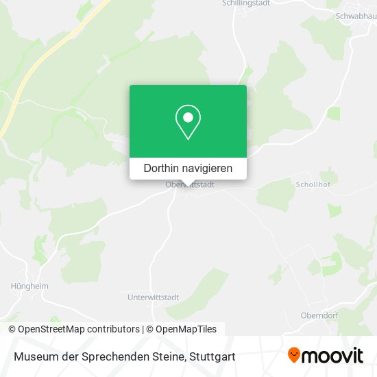 Museum der Sprechenden Steine Karte