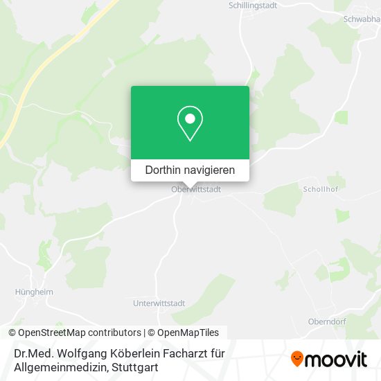 Dr.Med. Wolfgang Köberlein Facharzt für Allgemeinmedizin Karte