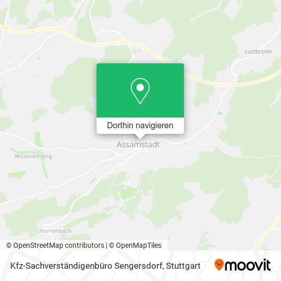 Kfz-Sachverständigenbüro Sengersdorf Karte