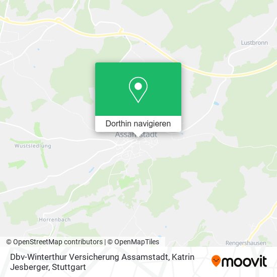Dbv-Winterthur Versicherung Assamstadt, Katrin Jesberger Karte