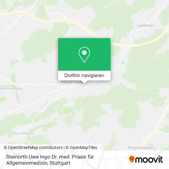 Steinorth Uwe Ingo Dr. med. Praxis für Allgemeinmedizin Karte