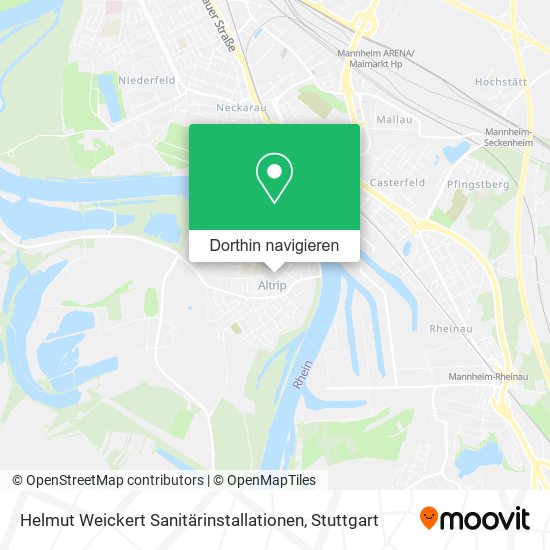 Helmut Weickert Sanitärinstallationen Karte
