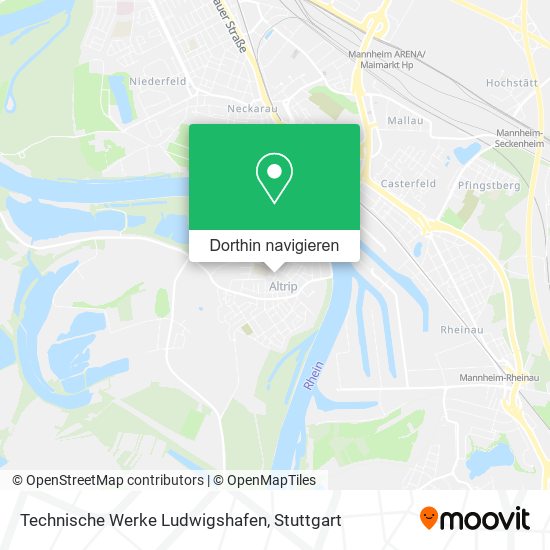 Technische Werke Ludwigshafen Karte