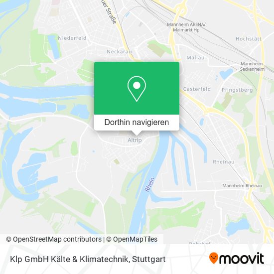 Klp GmbH Kälte & Klimatechnik Karte