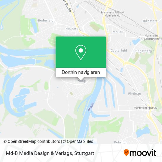 Md-B Media Design & Verlags Karte