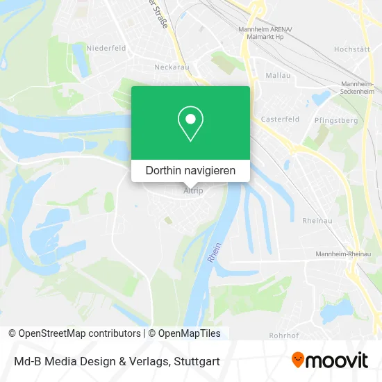 Md-B Media Design & Verlags Karte