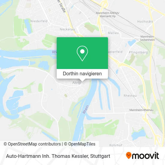 Auto-Hartmann Inh. Thomas Kessler Karte