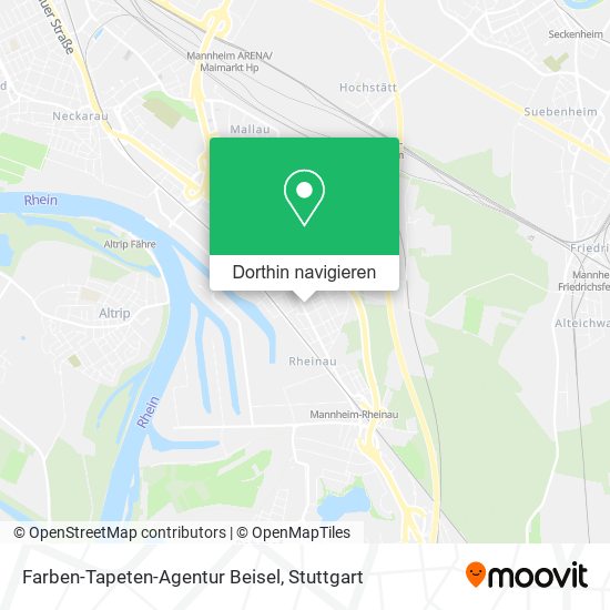 Farben-Tapeten-Agentur Beisel Karte