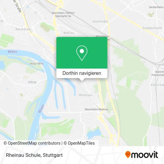 Rheinau Schule Karte