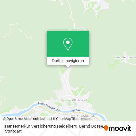 Hansemerkur Versicherung Heidelberg, Bernd Bosse Karte