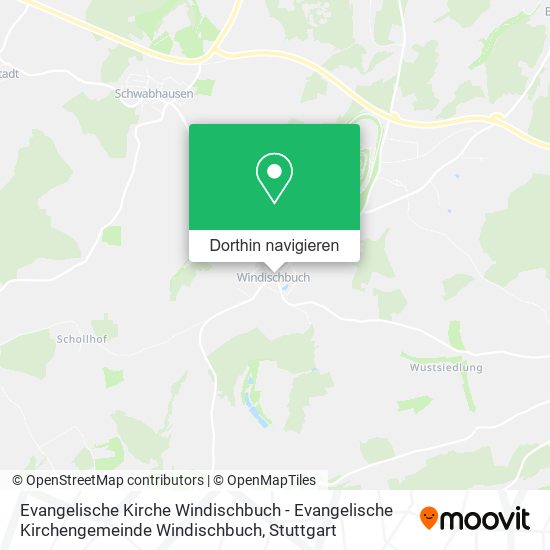Evangelische Kirche Windischbuch - Evangelische Kirchengemeinde Windischbuch Karte