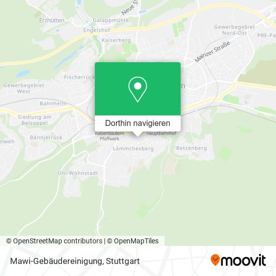 Mawi-Gebäudereinigung Karte