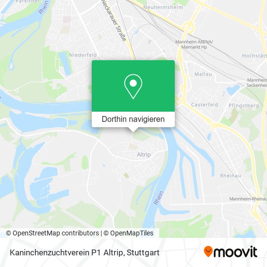 Kaninchenzuchtverein P1 Altrip Karte