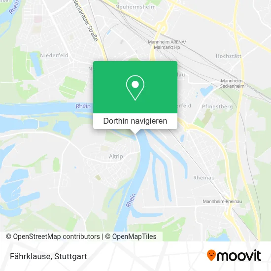 Fährklause Karte