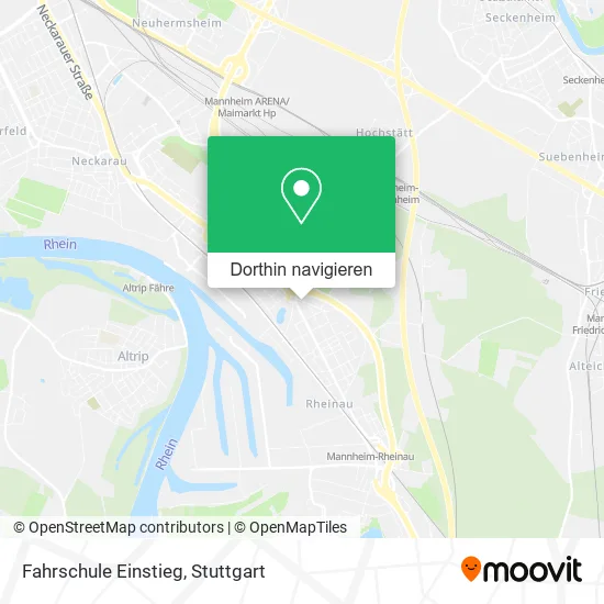 Fahrschule Einstieg Karte