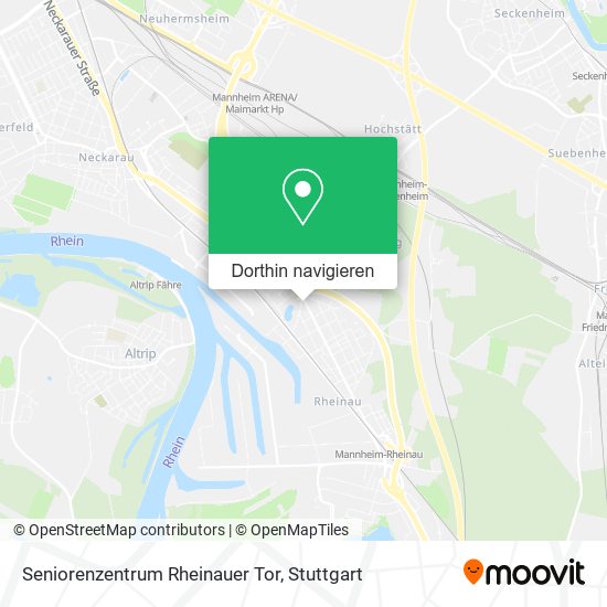 Seniorenzentrum Rheinauer Tor Karte