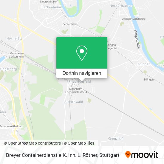 Breyer Containerdienst e.K. Inh. L. Röther Karte