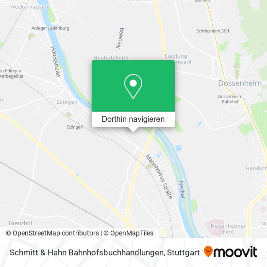 Schmitt & Hahn Bahnhofsbuchhandlungen Karte