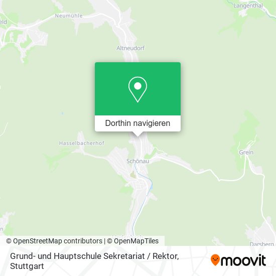 Grund- und Hauptschule Sekretariat / Rektor Karte