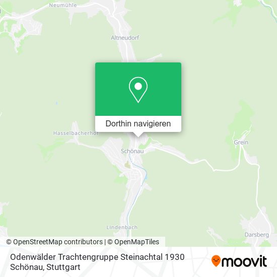 Odenwälder Trachtengruppe Steinachtal 1930 Schönau Karte