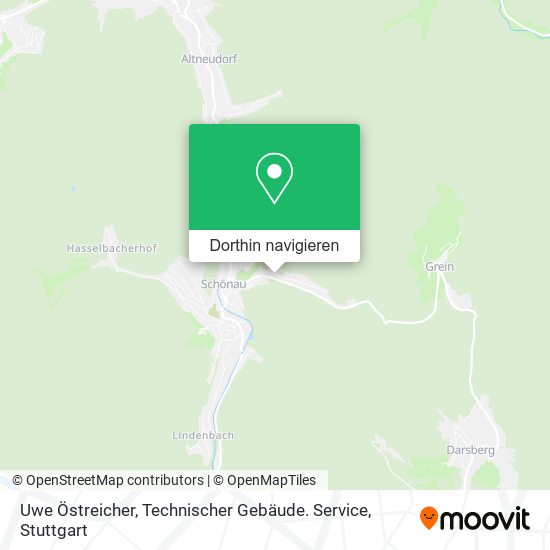 Uwe Östreicher, Technischer Gebäude. Service Karte