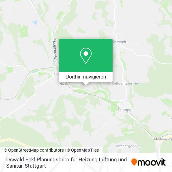 Oswald Eckl Planungsbüro für Heizung Lüftung und Sanitär Karte