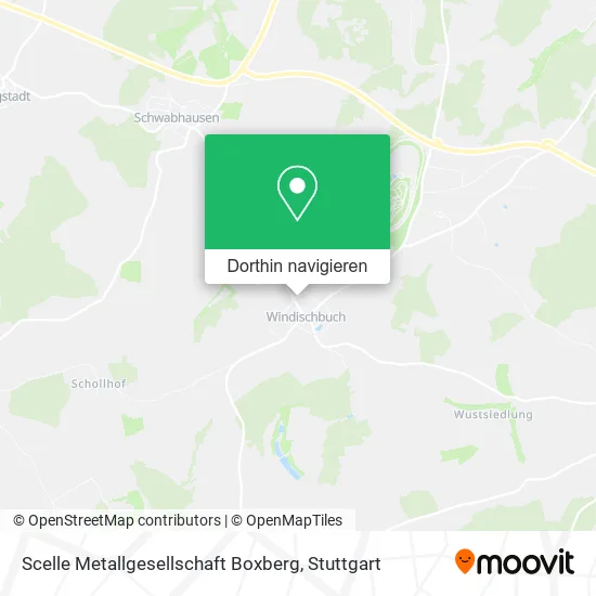 Scelle Metallgesellschaft Boxberg Karte
