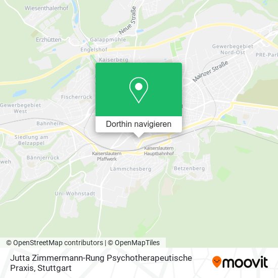 Jutta Zimmermann-Rung Psychotherapeutische Praxis Karte