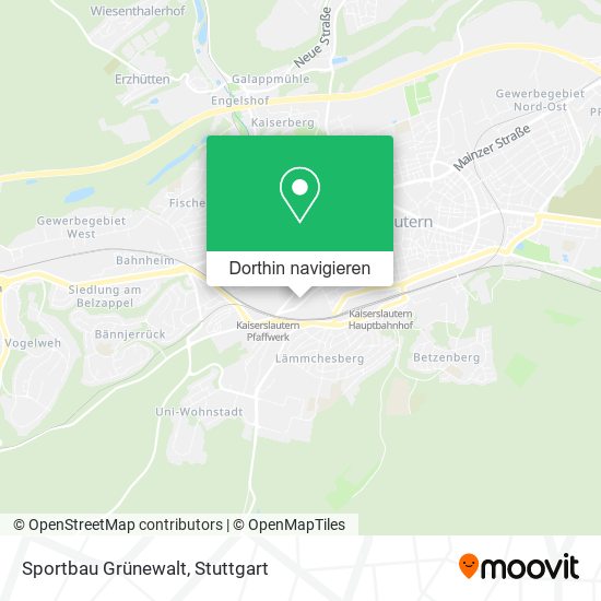 Sportbau Grünewalt Karte