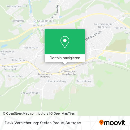 Devk Versicherung: Stefan Paque Karte