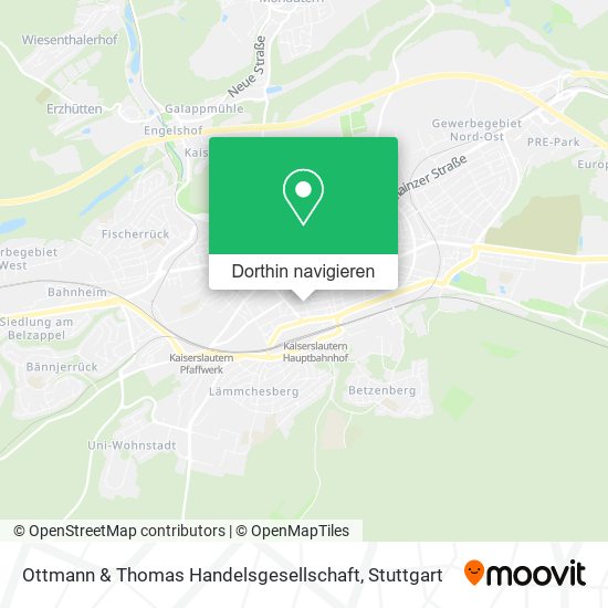 Ottmann & Thomas Handelsgesellschaft Karte