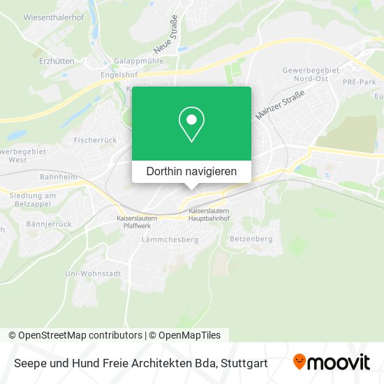 Seepe und Hund Freie Architekten Bda Karte