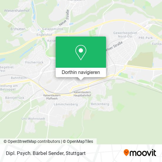 Dipl. Psych. Bärbel Sender Karte