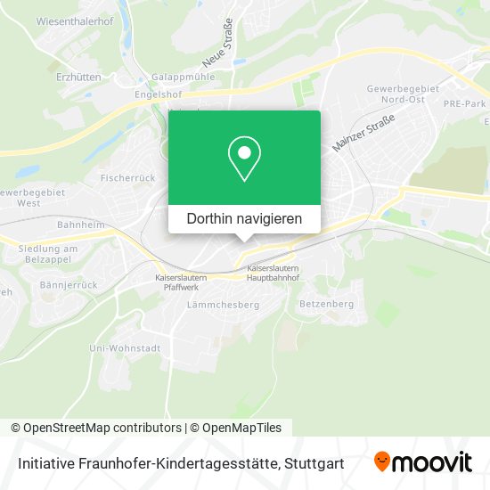 Initiative Fraunhofer-Kindertagesstätte Karte