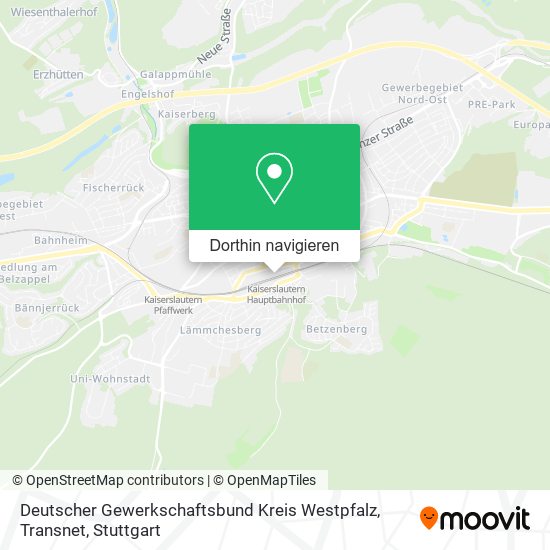 Deutscher Gewerkschaftsbund Kreis Westpfalz, Transnet Karte