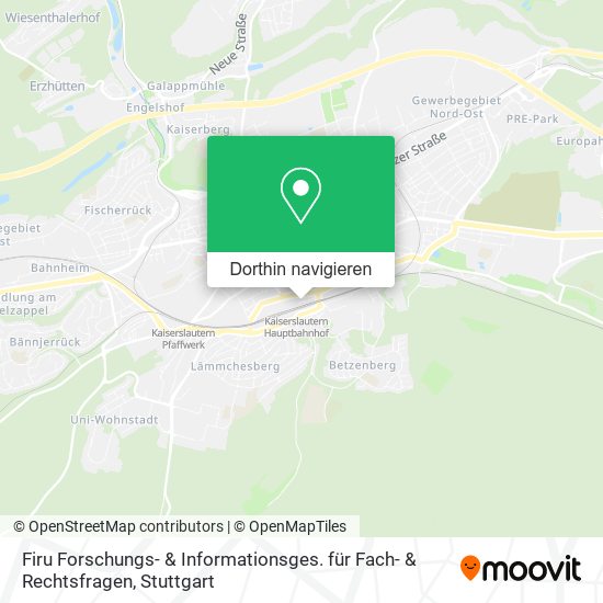 Firu Forschungs- & Informationsges. für Fach- & Rechtsfragen Karte