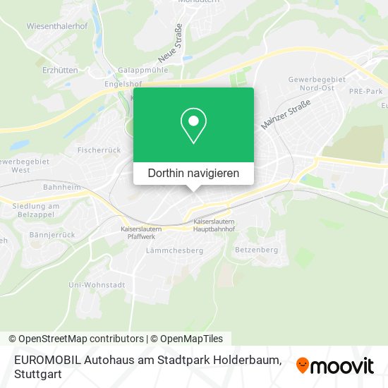 EUROMOBIL Autohaus am Stadtpark Holderbaum Karte