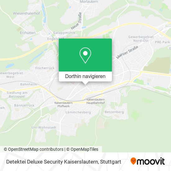 Detektei Deluxe Security Kaiserslautern Karte