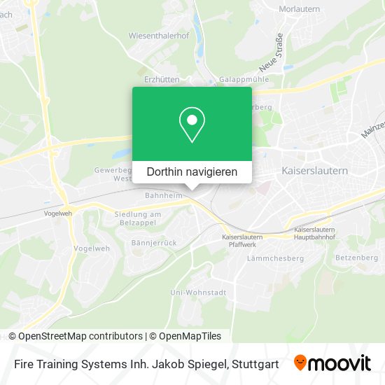 Fire Training Systems Inh. Jakob Spiegel Karte