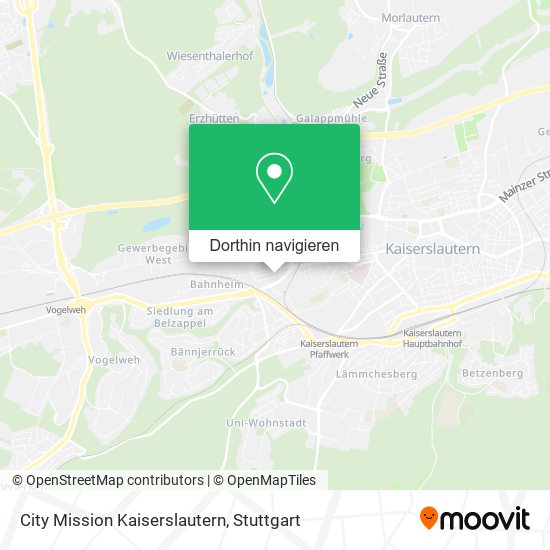City Mission Kaiserslautern Karte