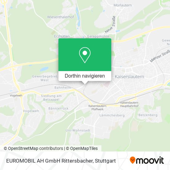 EUROMOBIL AH GmbH Rittersbacher Karte