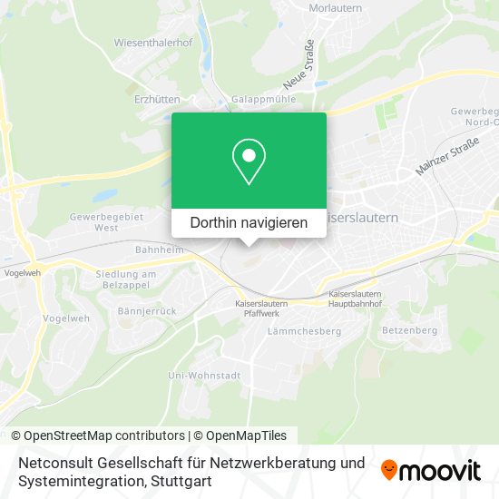 Netconsult Gesellschaft für Netzwerkberatung und Systemintegration Karte