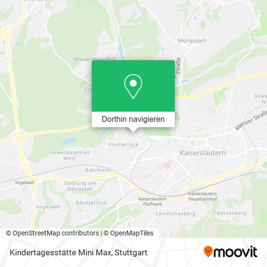Kindertagesstätte Mini Max Karte