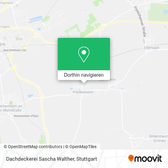 Dachdeckerei Sascha Walther Karte