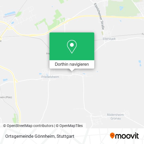 Ortsgemeinde Gönnheim Karte