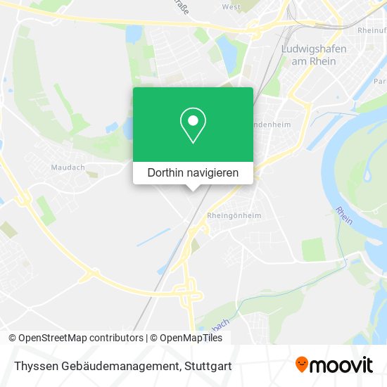 Thyssen Gebäudemanagement Karte