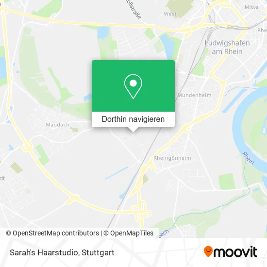 Sarah's Haarstudio Karte