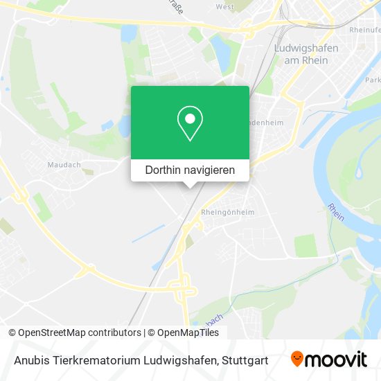 Anubis Tierkrematorium Ludwigshafen Karte