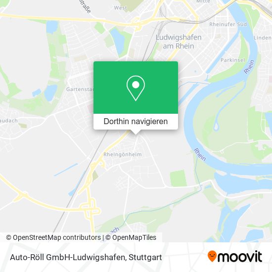 Auto-Röll GmbH-Ludwigshafen Karte